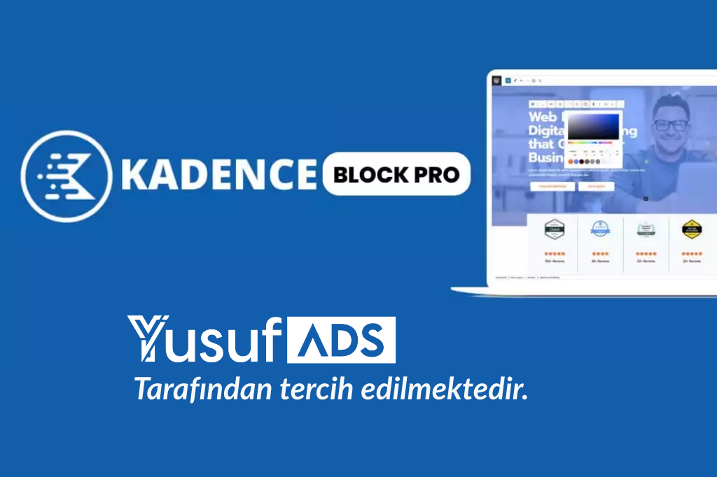 Kadence PRO WordPress Theme. YusufADS tarafından tercih edilmektedir