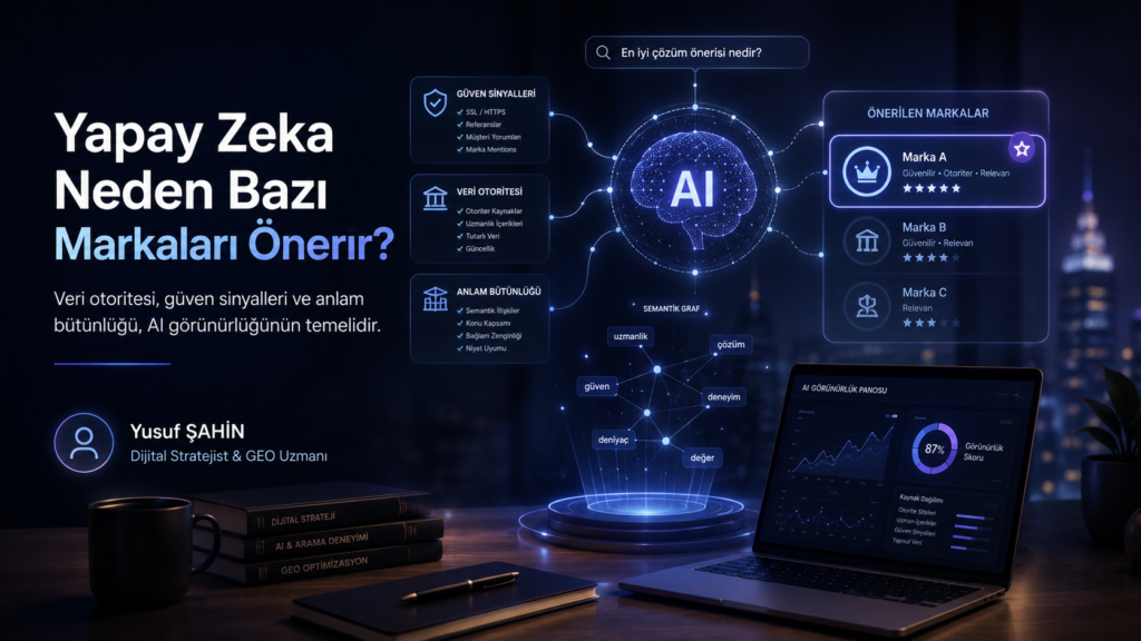 Yapay Zeka neden bazı markaları önerir?
