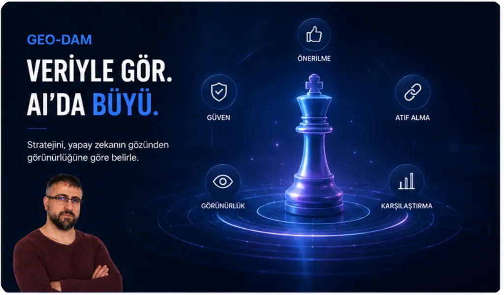 GEO-DA6-Verisi-AI Stratejini, yapay zekanın gözünden görünürlüğüne göre belirle